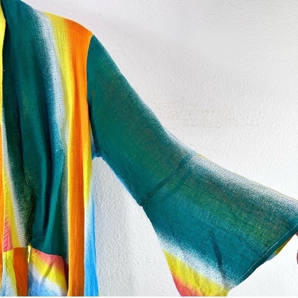 BCBGeneration waterfall cardigan 3/4 bell sleeves - Picture 2 of 8